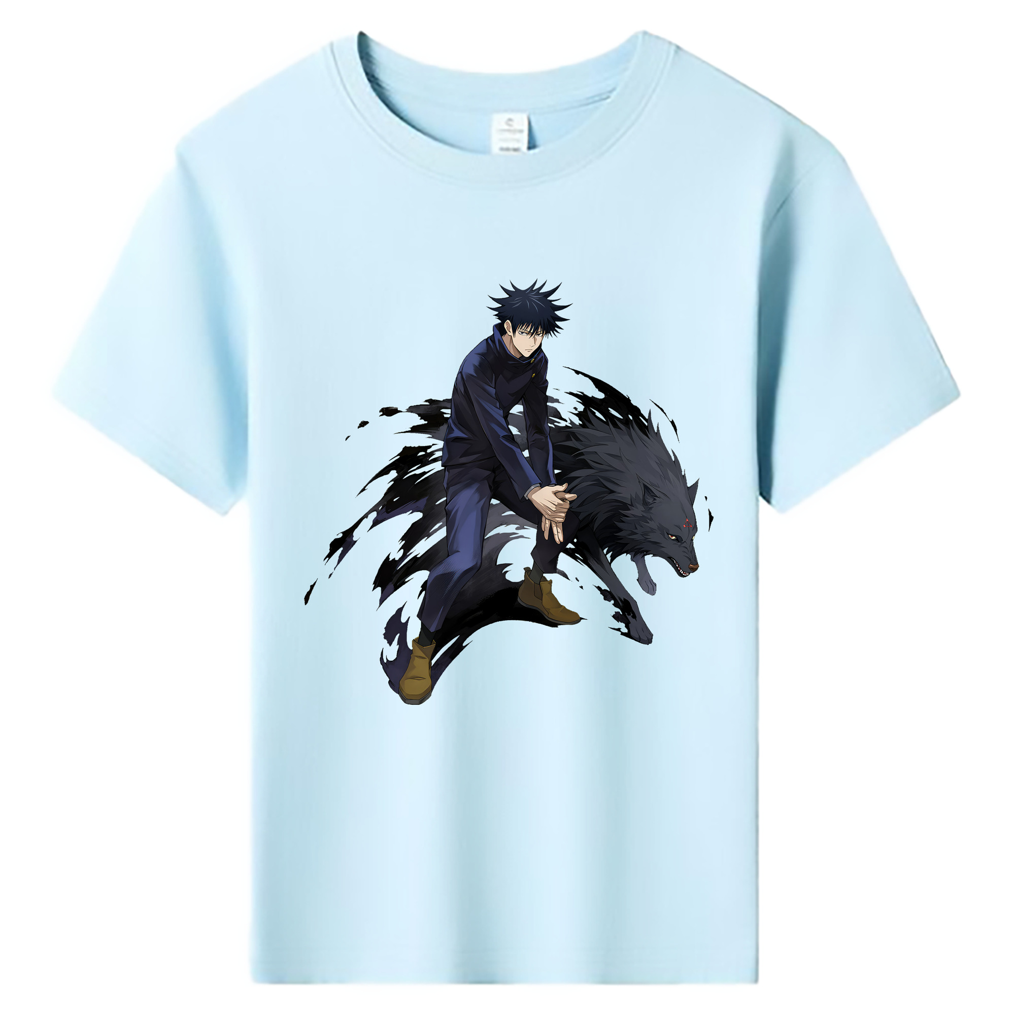 （画像用） 呪術廻戦 Jujutsu Kaisen 綿100％キッズTシャツ（フロントプリント）